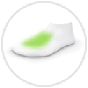 Hauteur de pied faible